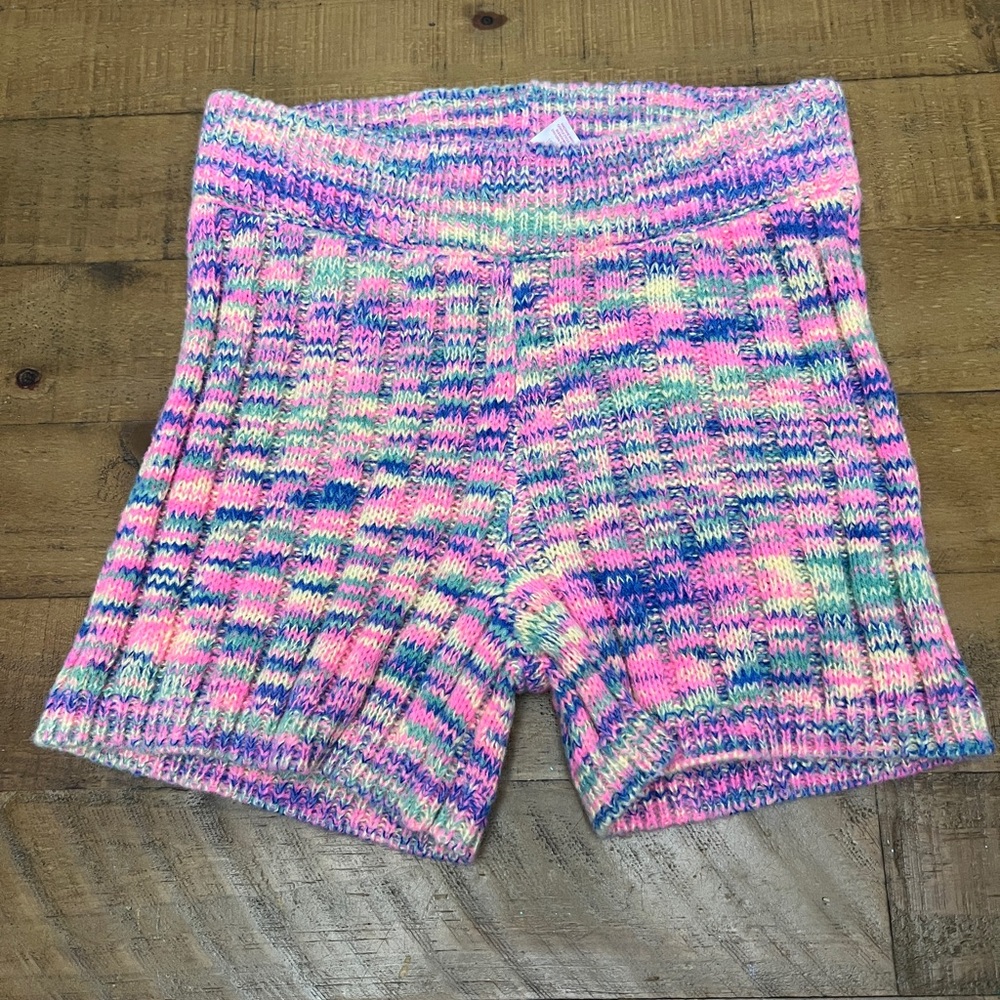 Colorful Knit Shorts Size Juniors Small (3-5)